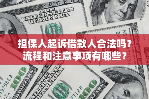 北京担保人起诉借款人合法吗？流程和注意事项有哪些？