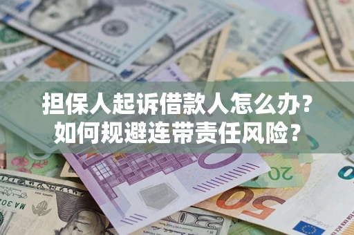 北京担保人起诉借款人怎么办？如何规避连带责任风险？